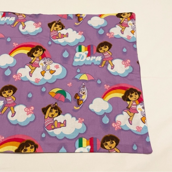 Dora the Explorer Pillowcase Homemade 20” x 12.5” Pillow Case - Picture 3 of 16